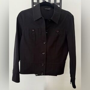 Evelyn & Arthur Black Jean Jacket